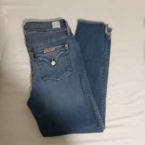 Hudson Jeans Light Blue Cropped Denim